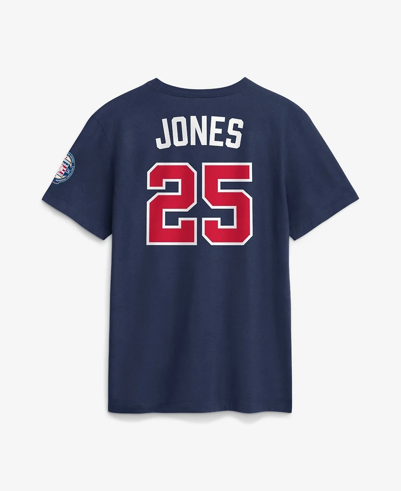 Nike Men's Andruw Jones Navy Atlanta Braves National Baseball Hall of Fame Class 2026 Name & Number T-Shirt