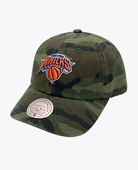 Mitchell & Ness Men's Camo New York Knicks Basic Dad Adjustable Hat