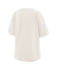 Wear by Erin Andrews Women's White San Antonio Spurs Peached Vintage T-Shirt