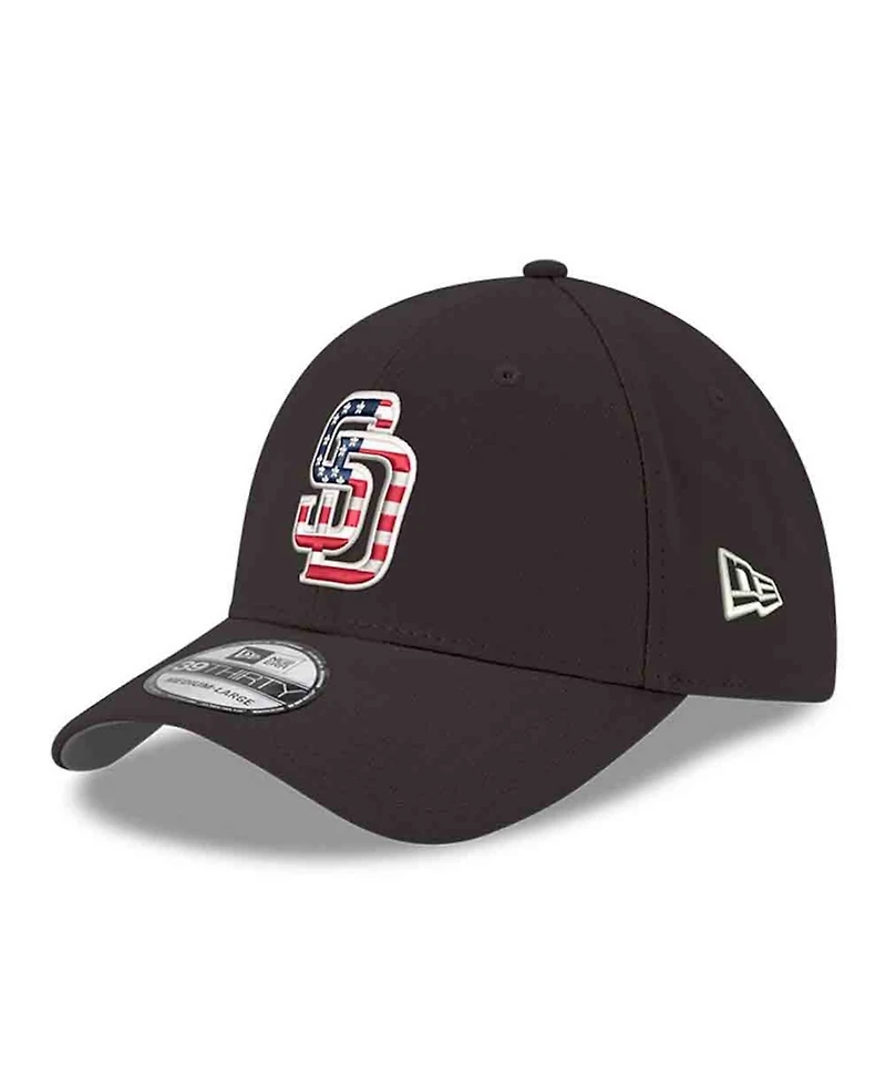 New Era Men's Black San Diego Padres America 250 39THIRTY Flex Hat
