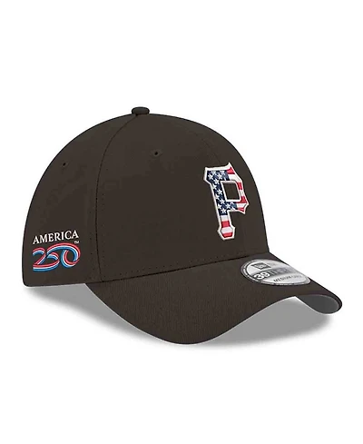 New Era Men's Black Pittsburgh Pirates America 250 39THIRTY Flex Hat