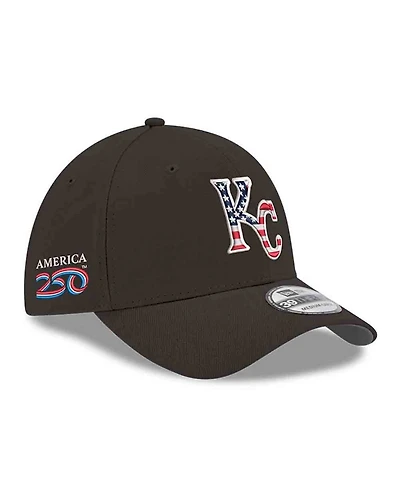 New Era Men's Black Kansas City Royals America 250 39THIRTY Flex Hat