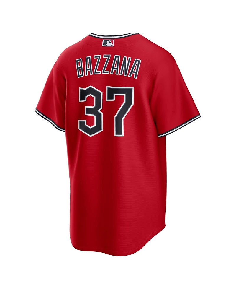 Nike Men's Travis Bazzana Red Cleveland Guardians Alternate Replica Jersey