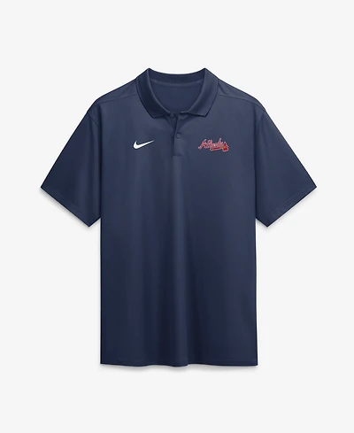 Nike Men's Navy Atlanta Braves Dri-fit Victory Polo Shirt
