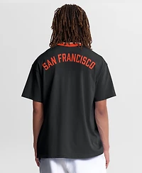 Nike Men's Black San Francisco Giants Cooperstown Collection Ringer T-Shirt