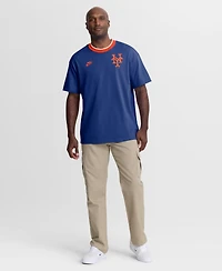 Nike Men's Royal New York Mets Cooperstown Collection Ringer T-Shirt