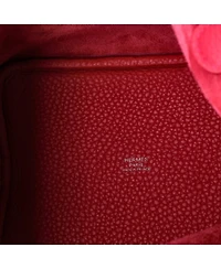Pre-Owned HERMES Pm Monochrome Picotin Lock Bag Clemence