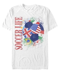 Fifth Sun Men's Soccer Is Life Graphic T-Shirt
