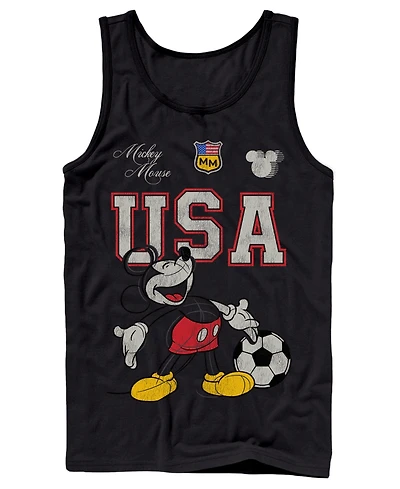 Fifth Sun Men's Mickey In The Usa Graphic Tank Top