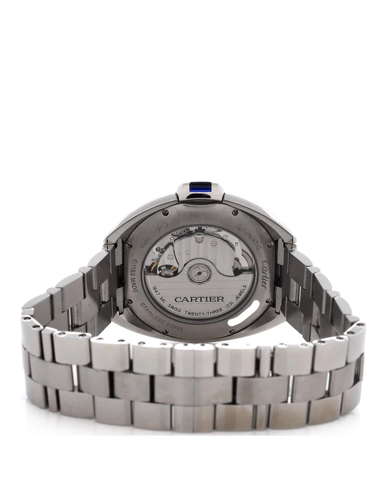 Pre-Owned Cartier Cle de Cartier Automatic Watch in Stainless Steel 40mm
