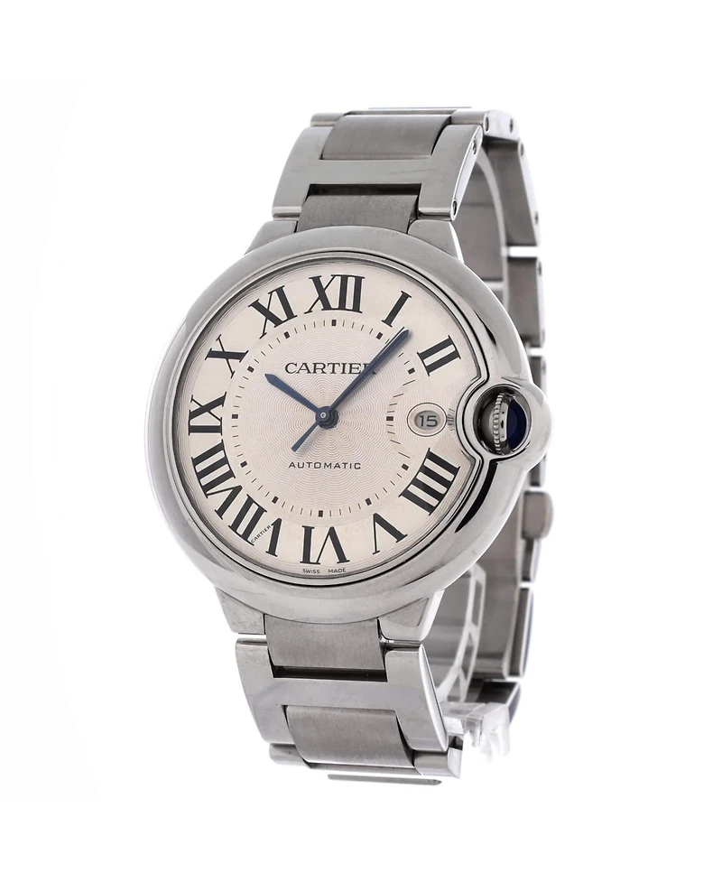 Pre-Owned Cartier Ballon Bleu de Cartier Automatic Watch in Stainless Steel 42mm