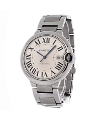 Pre-Owned Cartier Ballon Bleu de Cartier Automatic Watch in Stainless Steel 42mm