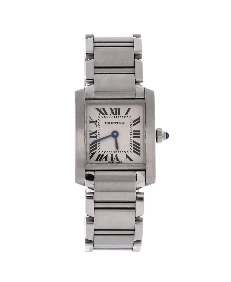 Pre-Owned Cartier Tank Francaise Quartz Watch in Stainless Steel 20mm