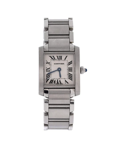 Pre-Owned Cartier Tank Francaise Quartz Watch in Stainless Steel 20mm