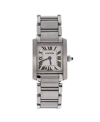 Pre-Owned Cartier Tank Francaise Quartz Watch in Stainless Steel 20mm