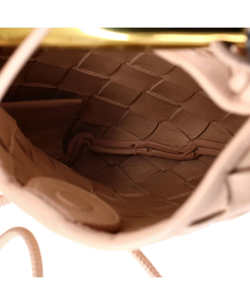 Pre-Owned Bottega Veneta Mini Sardine Top Handle Bag Intrecciato Nappa