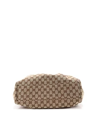 Pre-Owned Gucci Medium Sukey Tote Gg Canvas with Leather