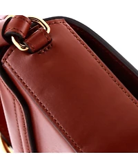 Pre-Owned Chloe Mini C Flap Bag Leather
