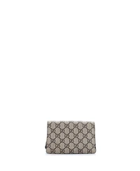 Pre-Owned Gucci Super Mini Dionysus Bag Gg Coated Canvas