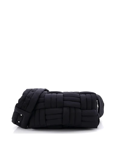 Pre-Owned Bottega Veneta Padded Tech Cassette Crossbody Bag Intrecciato Nylon