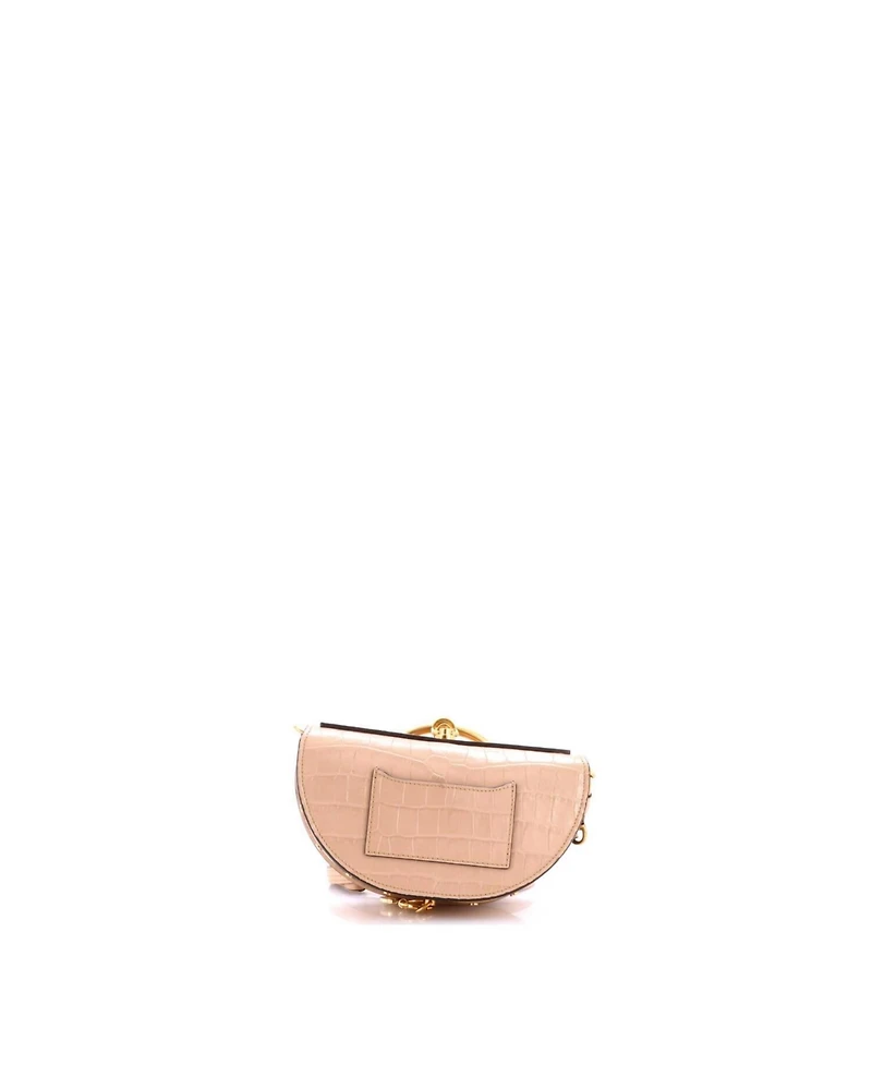 Pre-Owned Chloe Mini Nile Crossbody Bag Embossed Leather