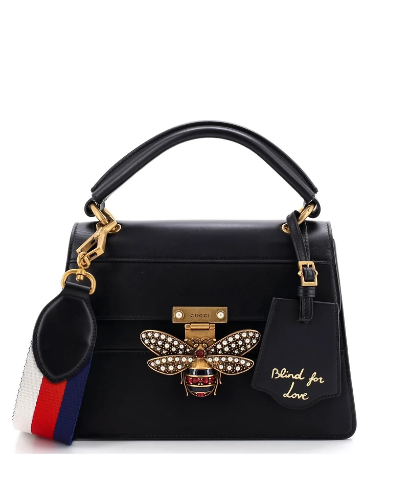 Pre-Owned Gucci Small Queen Margaret Top Handle Bag Leather
