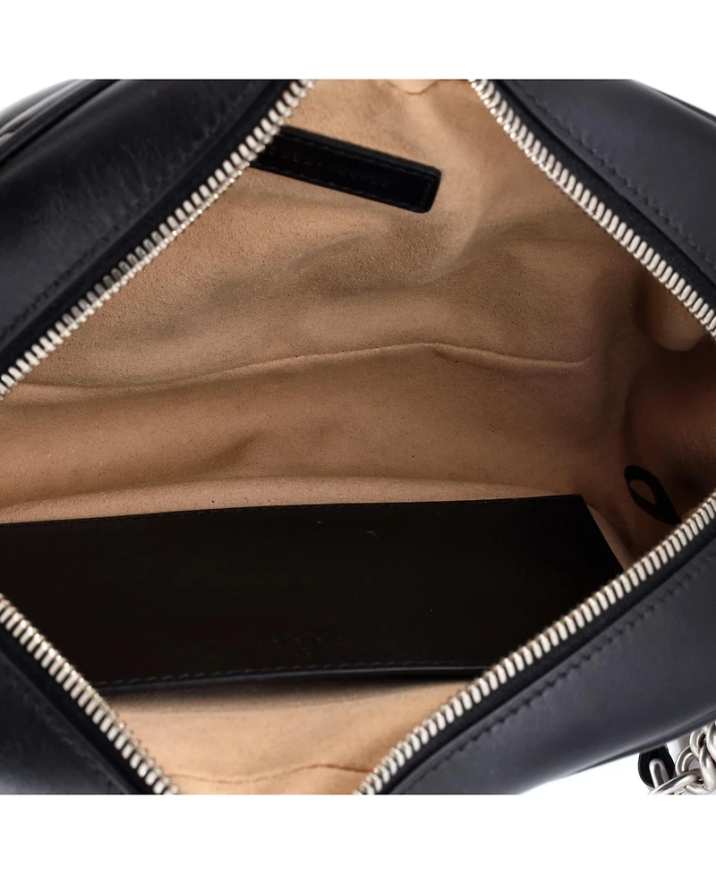 Pre-Owned Gucci Small Gg Marmont Shoulder Bag Mixed Matelasse Leather