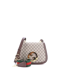 Pre-Owned Gucci Medium Blondie Nm Top Handle Bag Gg Coated Canvas