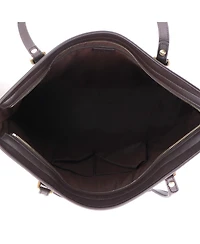 Pre-Owned Gucci Medium Front Pocket Convertible Tote Gg Coated Canvas