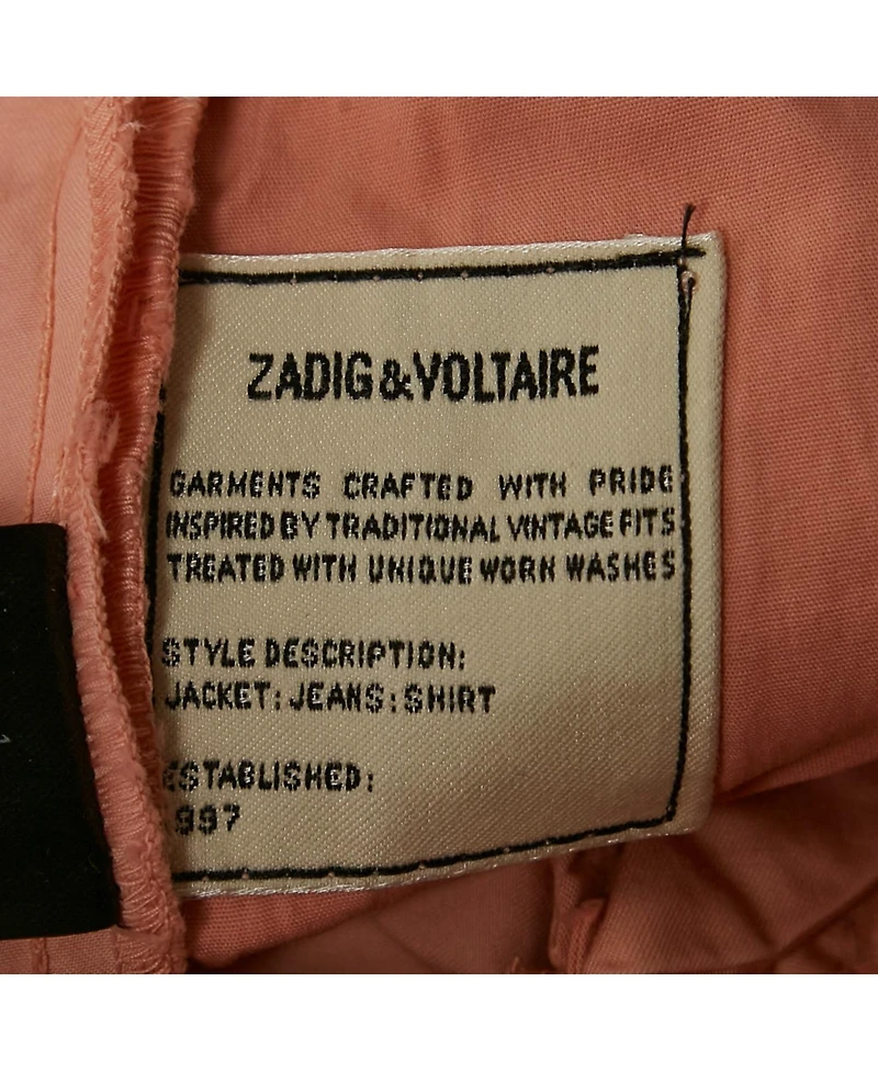 Pre-Owned Zadig & Voltaire Men's Cotton Patrick Chino Trousers