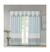 Avobird Polyoni Pintuck Curtain Panel Only 1 Pc Panel