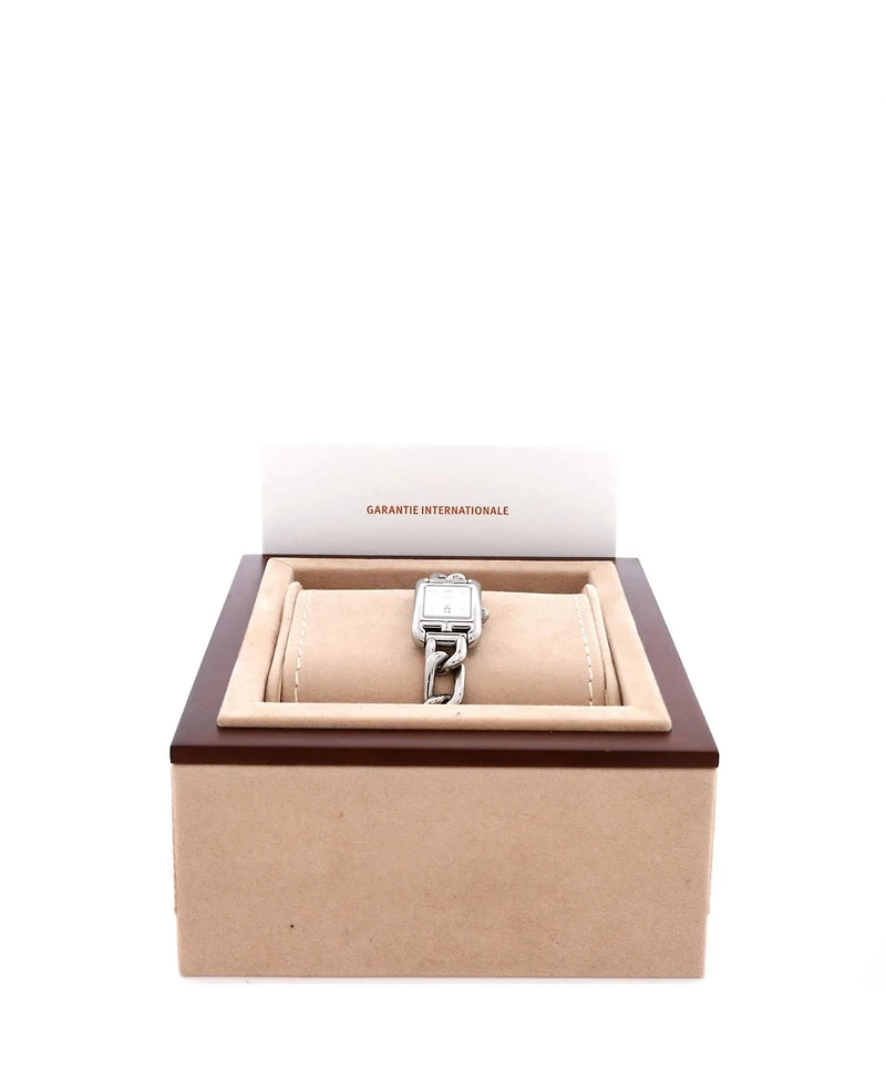 Pre-Owned HERMES Nantucket Quartz Watch in Stainless Steel 17mm