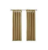 Avobird Twist Tab Lined Window Curtain
