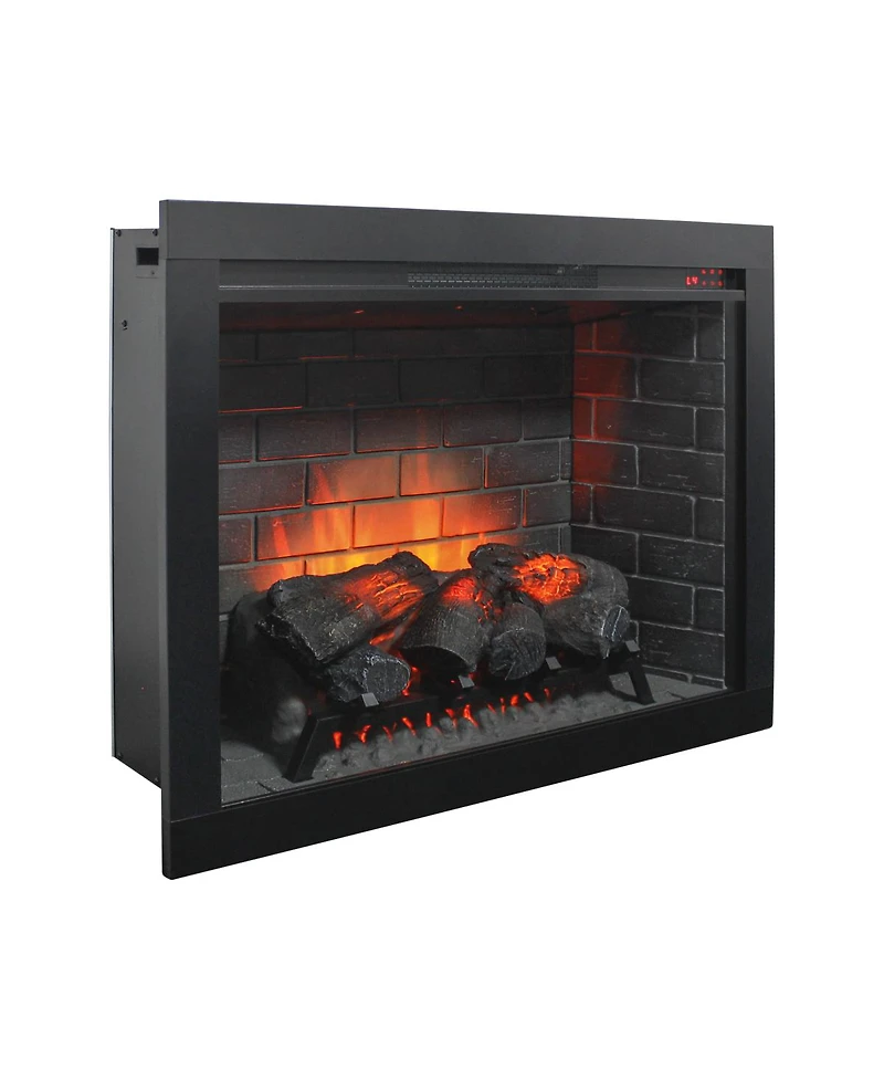 Streamdale Furniture 33" Infrared Electric Fireplace Insert with Removable Trim and Touch Panel