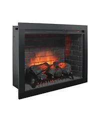 Streamdale Furniture 33" Infrared Electric Fireplace Insert with Removable Trim and Touch Panel