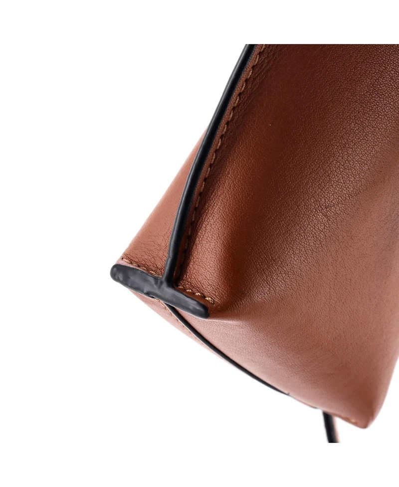 Pre-Owned Loewe Elephant Pocket Crossbody Bag Leather