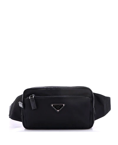 Pre-Owned Prada Small Zip Waist Bag Tessuto