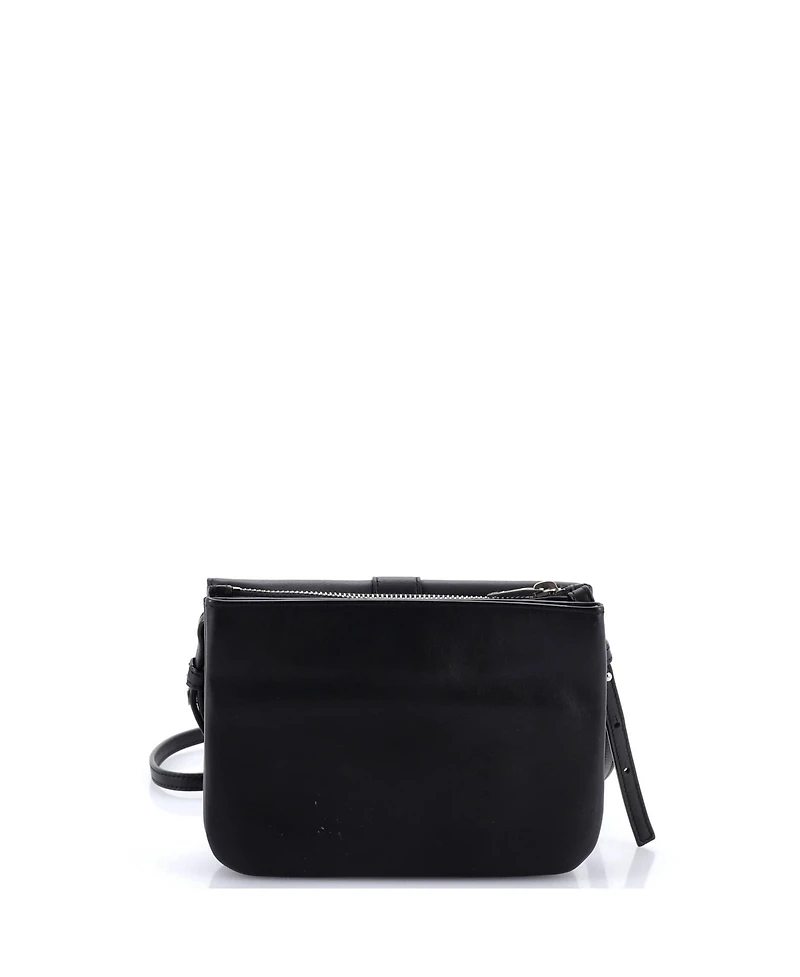 Pre-Owned Saint Laurent Classic Monogram Tri-Pocket Crossbody Bag Leather