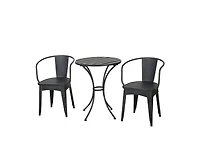 sumyeg Modern 3-Piece Patio Bistro Set