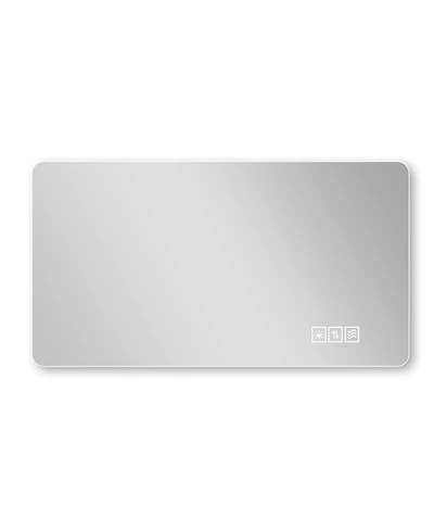 Busdays 24x48 Inch Led Wall Mirror for Bathroom 3 Color Temp Dimmable IP44 Waterproof Anti Fog Touch Switch Full Length Makeup Mirror