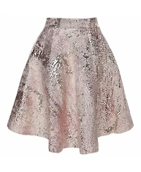 Pre-Owned Dolce & Gabbana Women's Metallic Lurex Mini Skirt