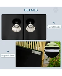 Ruie Elevated Dog Bowls with Storage Cabinet Raised Stand for Large Dogs