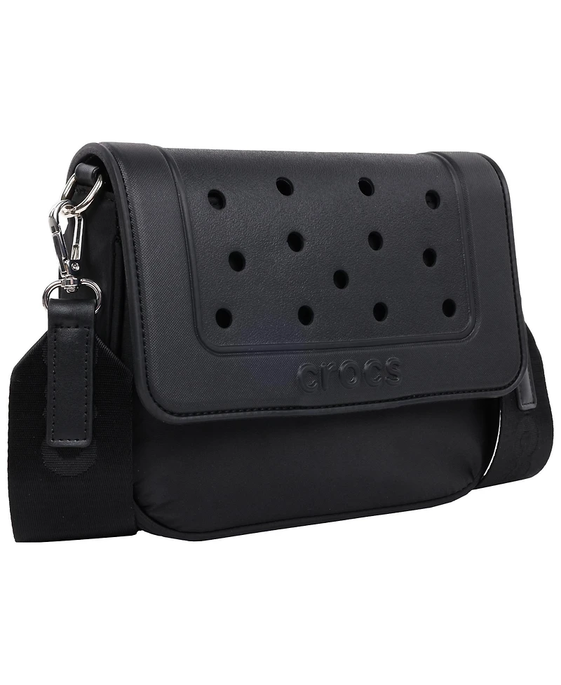 Crocs Women's Classic Molded Crossbody Bag - Jibbitz - Compatible Adjustable Shoulder Purse