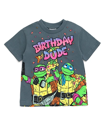 Teenage Mutant Ninja Turtles Little Boys Drop Shoulder T-Shirt