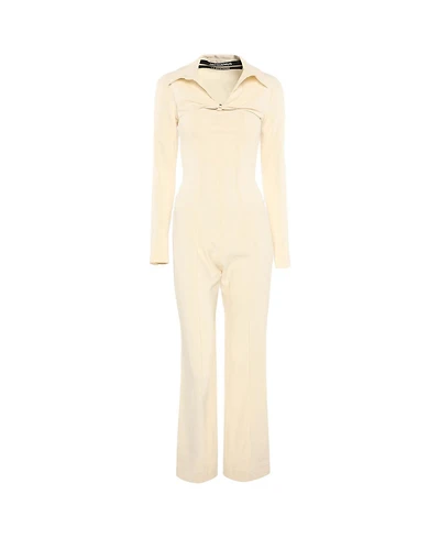 Pre-Owned Jacquemus Women's Gabardine Cut-Out La Montagne Overall