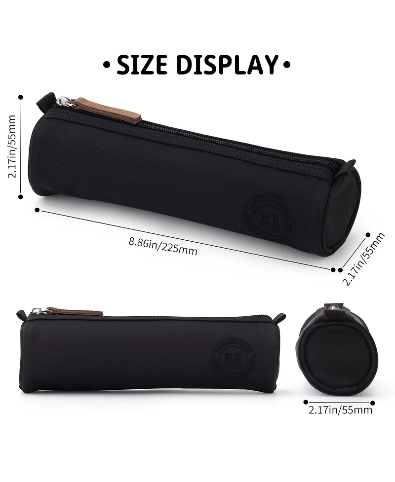 Danrong Small Pencil Case Pouch Stationery Pen Bag Office Supplies