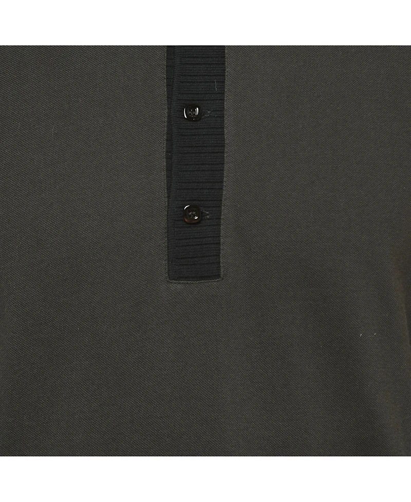 Pre-Owned Roberto Cavalli Big & Tall Patterned Cotton Polo T-Shirt