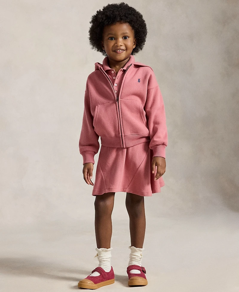 Polo Ralph Lauren Girls' 2T-6X Long-Sleeve Full-Zip Hoodie