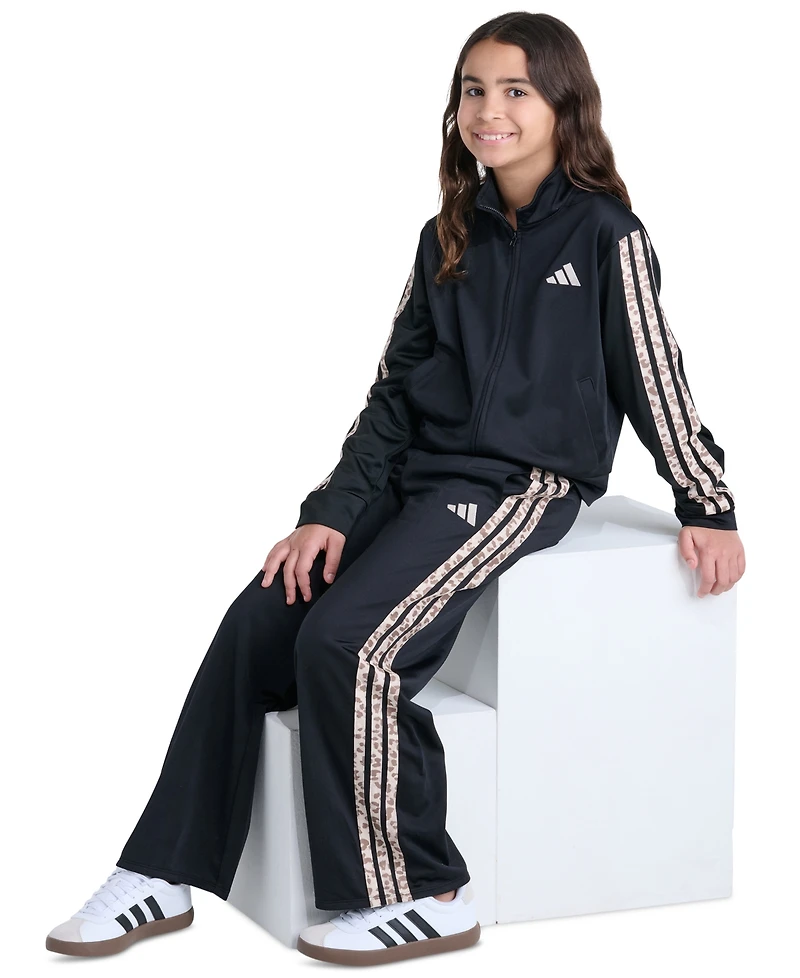 adidas Girls' 8-16 Long-Sleeve Jacket and Pants, 2-Piece Set