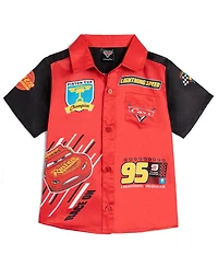 Cars Toddler Boy's (2T-5T) Short Sleeve Button-Down Shirt